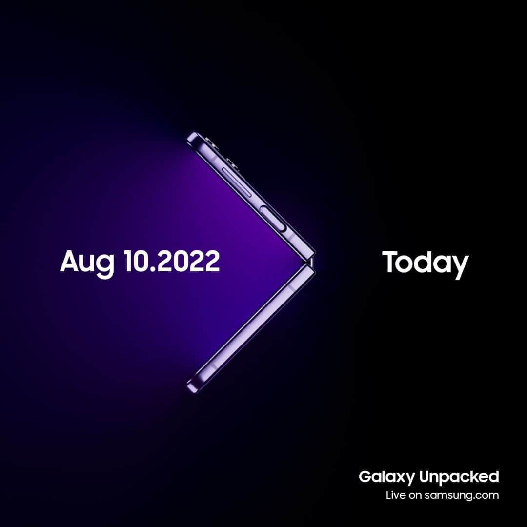 Samsung Mobileのインスタグラム：「Aug 10.2022 > Today Watch something greater than before unfold at samsung.com. #SamsungUnpacked」