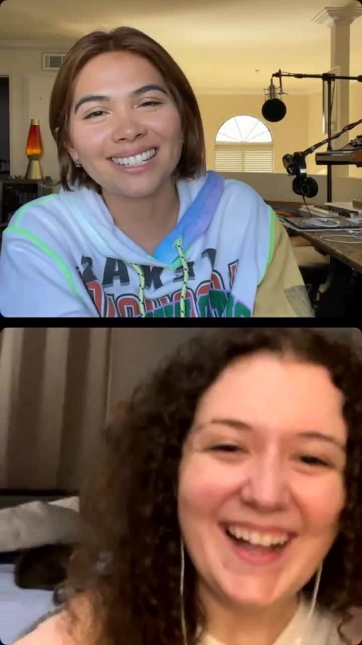 ヘイリー・キヨコのインスタグラム：「TALKING ALL THINGS PANORAMA WITH MY FAV PEOPLE 🥰LET THE COUNTDOWN BEGIN!!!」