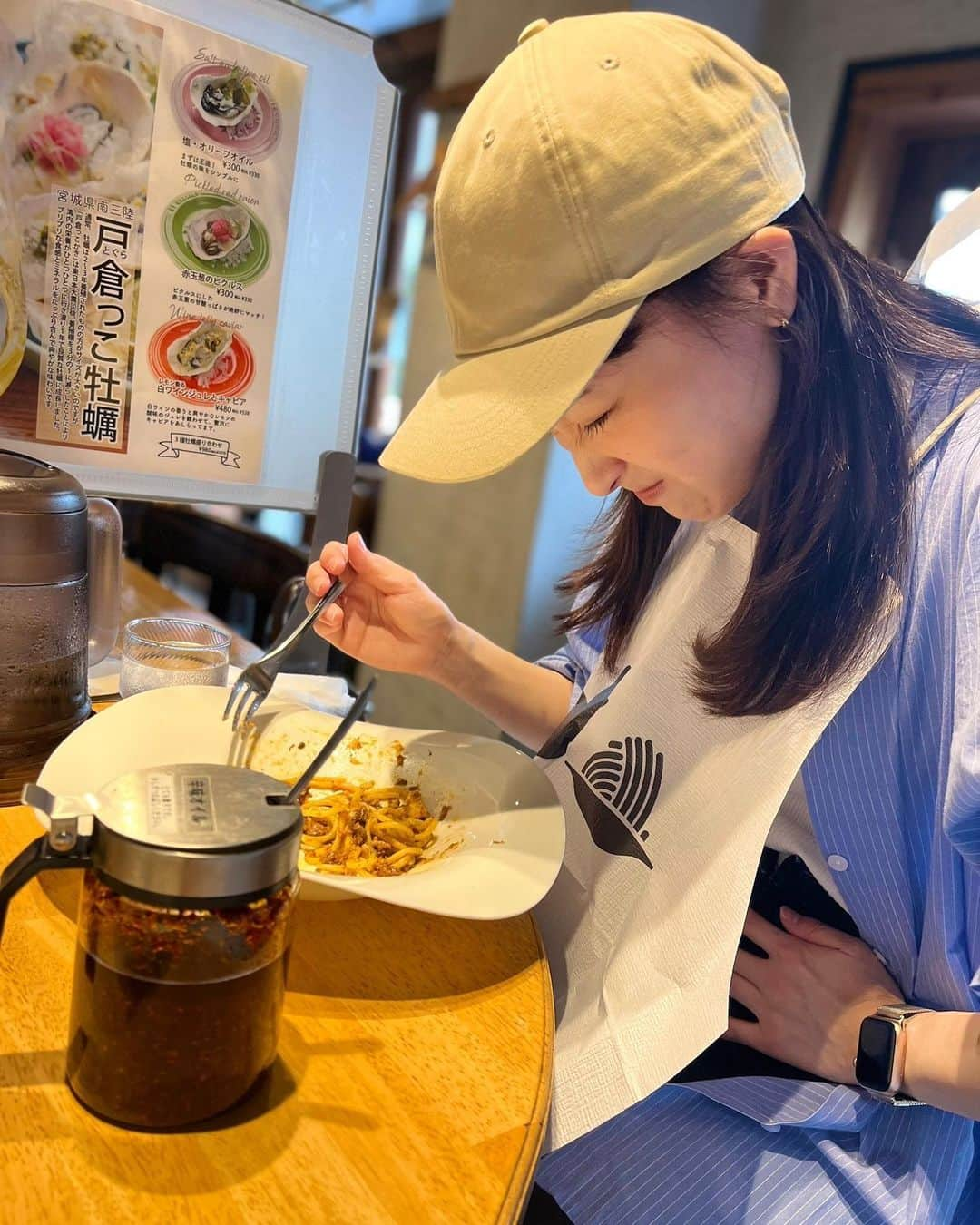 財津南美のインスタグラム：「ㅤㅤㅤㅤㅤㅤㅤㅤㅤㅤㅤㅤㅤ 今日のシリタカはお休み🌱ㅤㅤㅤㅤㅤㅤㅤㅤㅤ 久しぶりに平日ゆっくり過ごしました。 寝過ぎた...🥱ㅤㅤㅤㅤㅤㅤㅤㅤㅤㅤㅤㅤㅤㅤㅤ 明日からまたよろしくお願いします♡ㅤㅤㅤㅤㅤㅤㅤㅤㅤㅤㅤㅤㅤ 外に出てなさすぎて写真がないのでお腹がはち切れそうになってる時の写真でもあげます🍝 お腹すいたーって時は、大盛りくらいペロッと食べられそうな気がしちゃうんだけどなあ。 これは普通盛りです。」