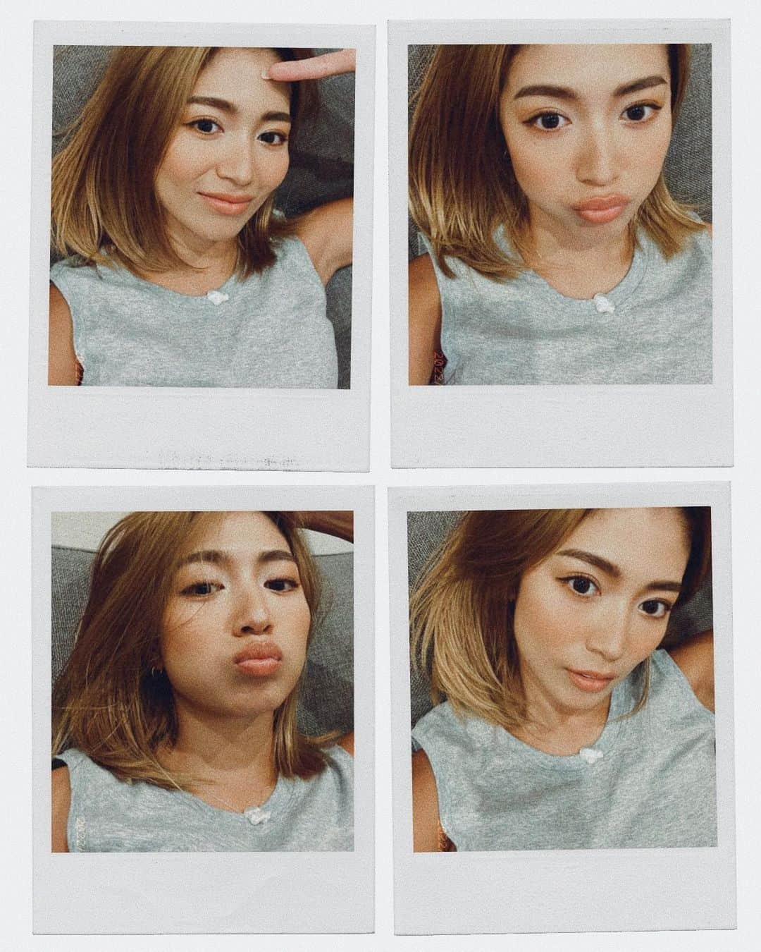 今井華のインスタグラム：「1.もーちょい髪切ろうかなぁ✂︎  2.denim×Perl×silver 🐚  3.夏カラーフレンチ🍊💕  4.今食べたいアンチョビ🥔グラタン もう見た目から好き　芋大好き！  5.空間がタイプすぎた♨️  6.もう8歳のeveくん🐶  7.しつこいのでup控えてたマーラータン 夏だろうが相変わらず汗だくで食べてます🌶 大変お待たせしておりますが7月中には配送完了する見込みです🙏🏽 #既に発売は終了しています」