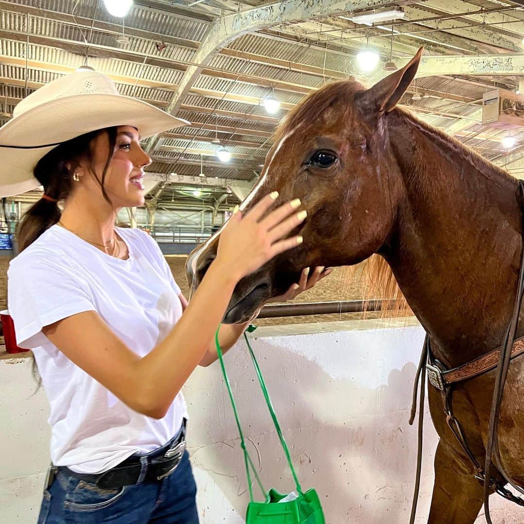システィーン・スタローンのインスタグラム：「Horse girl」