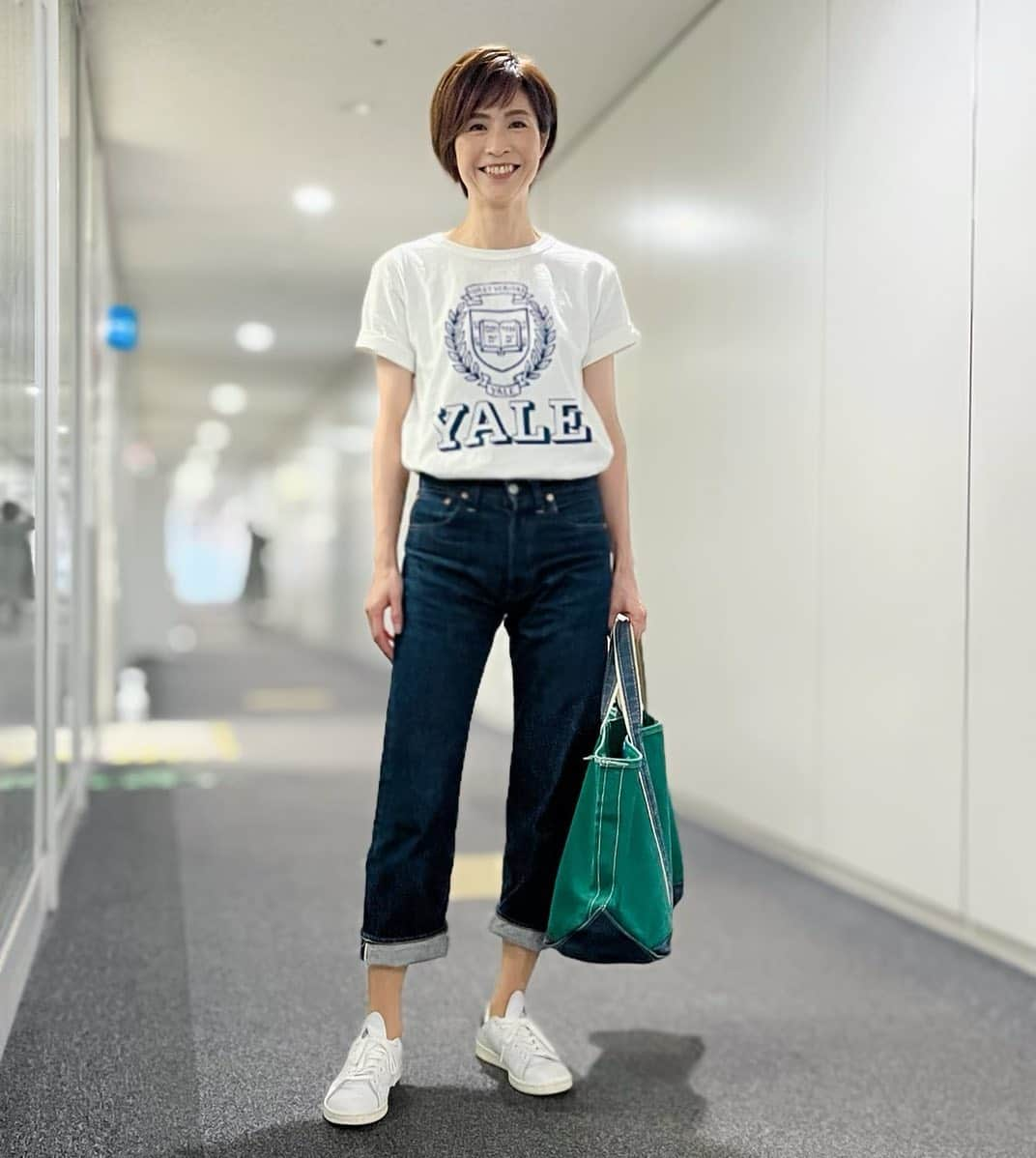 今村涼子さんのインスタグラム写真 - (今村涼子Instagram)「#古着コーデ #championtshirt #t1011 #levis66#vintagelevis#50166#66前期 #シングルステッチ#赤耳デニム #llbeantote  #大人古着#大人古着女子」7月20日 22時55分 - ryoko.imamu