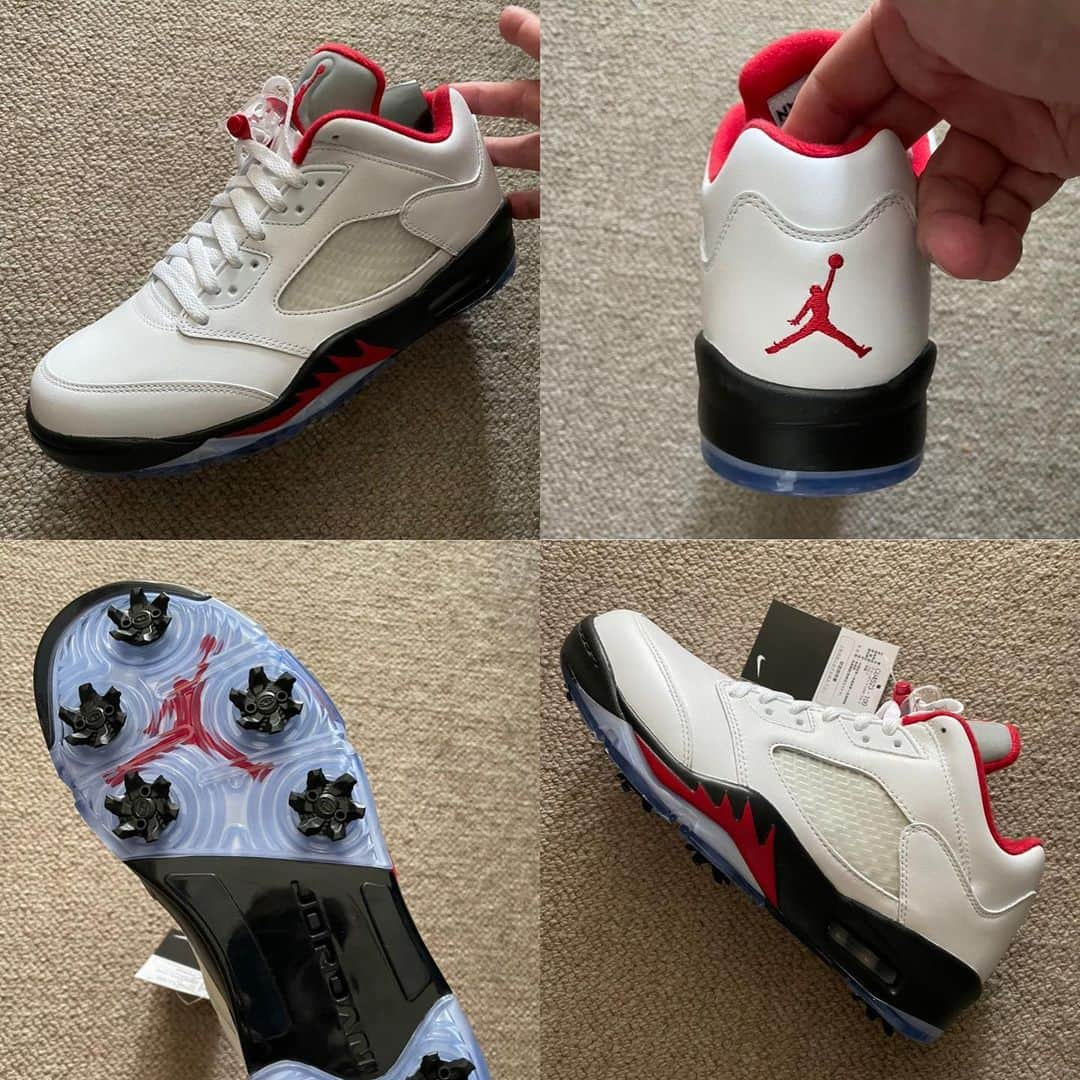 中西哲生さんのインスタグラム写真 - (中西哲生Instagram)「． #Nike #AirJordan #AirJordan1 #AirJordan5 #AirJordan12 #Golf」7月21日 11時52分 - tetsuonakanishi