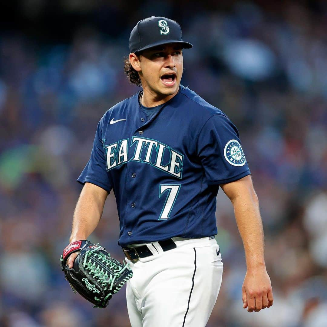 マルコ・ゴンザレスのインスタグラム：「First half was special. Go M’s 🤫」