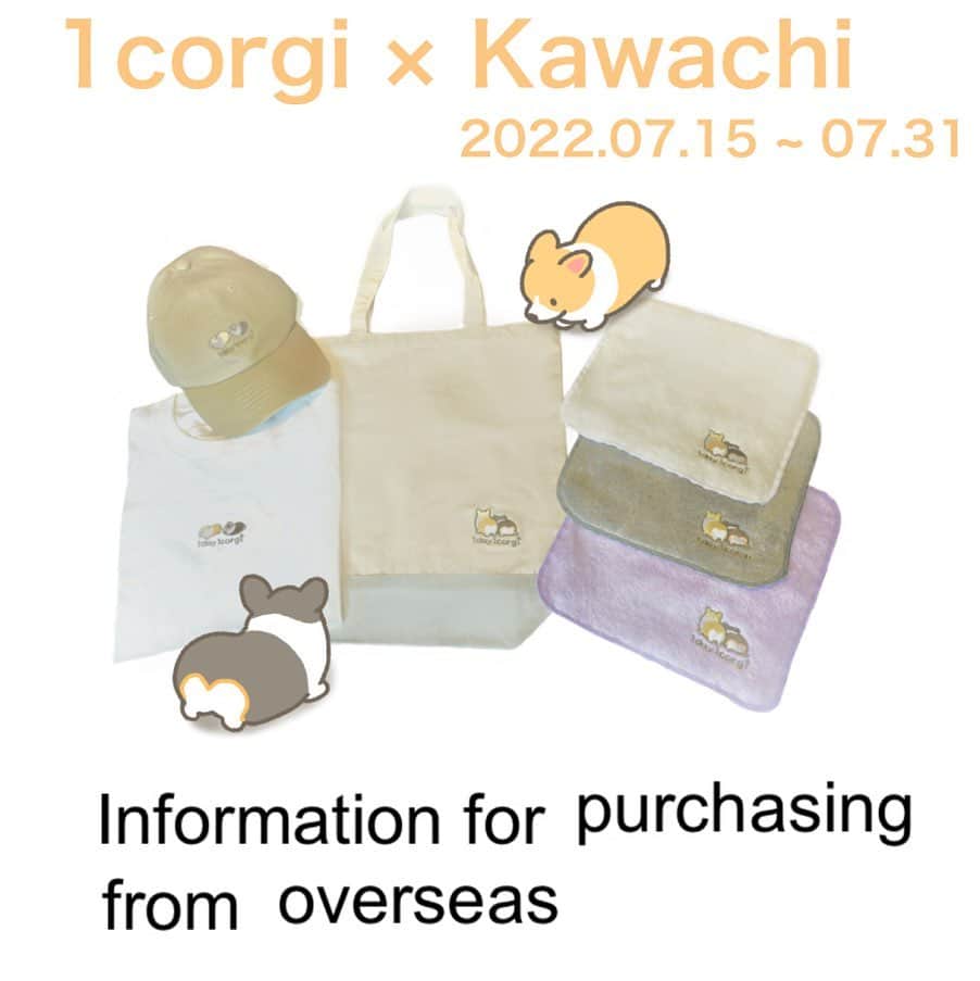 たきむらりゅうのインスタグラム：「Collaboration goods from 1corgi and Kawachi art supplies store are on sale for a limited time until July 31st!  https://1day1corgi.base.shop/  This limited store sells cap, shirts, handkerchiefs and tote bags with 1corgi pictures embroidered on them.  These products are sold only in Japan, but you can also purchase them from overseas at "tenso.com".  https://www.tenso.com/en  Please See the tenso.com guide for more information.  https://www.tenso.com/en/static/lp_shop_index  Here's a purchase guide I've looked up.   The information provided here is my personal research and may not be accurate. Also, purchasing this way will incur tenso.com charges, additional shipping charges, and taxes in some countries. Not a bargain 😖 Not recommended for those who are worried or don't want to waste their money.  I am not involved in the sales and shipping business, so if you have any questions after purchasing, please contact the person in charge of the store or tenso.com.  I'm glad you all enjoyed my paintings. I am always grateful for your help! ✨  #コーギー #犬 #絵 #アート #イラスト #アニメ #アニメーション #corgi #corgidog #dog #illustration #art #anime #animation #animals #科基 #柯基犬 #코기 #グッズ #帽子 #ハンカチ #トートバッグ #tシャツ #カワチ画材 #cap #tshirt #handkerchief #totebag」