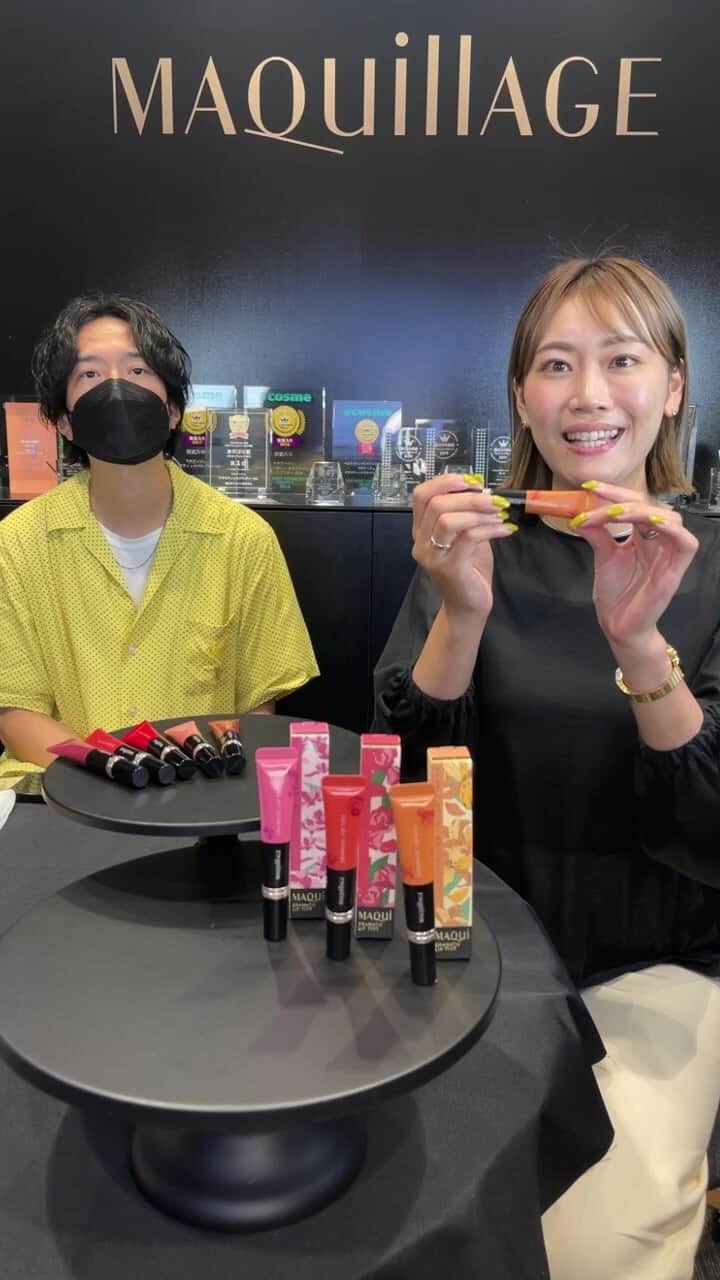 マキアージュのインスタグラム：「本日発売！美容液ティント限定カラー紹介ライブ配信✨」
