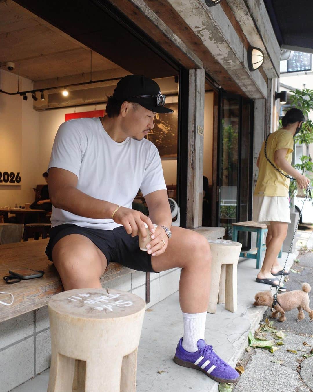 稲垣啓太のインスタグラム：「トレーニング前😈  @sneakersnstuff  @sneakersnstuff.tokyo  @yusei_kano」