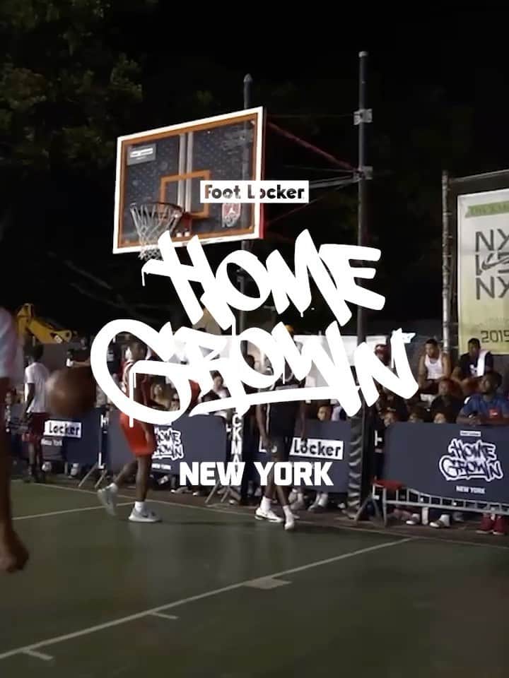 Foot Lockerのインスタグラム：「we back oustideeeeeeeee tomorrow with @dyckmanbasketball 🏀🔥😎 Hosting Homegrown Night sponsored by @footlockernyc  You already know to be there early 👏🍿😎  🎥: @justincabreraofficial」