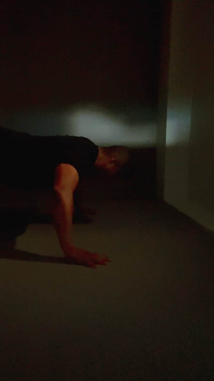 コディ サンダーソンのインスタグラム：「Quarantine inverted push-ups. Inverted push-ups is when you place your feet above your head. I need to pump my upper body up for my show more than my gut. Without sound is suggested. Show me what you got @kennethjohnsonstudio  @codysanderson_official @codysanderson_hankyu_tokyo @breezenanshanofficial #navajo #windowrock #santafenewmexico」