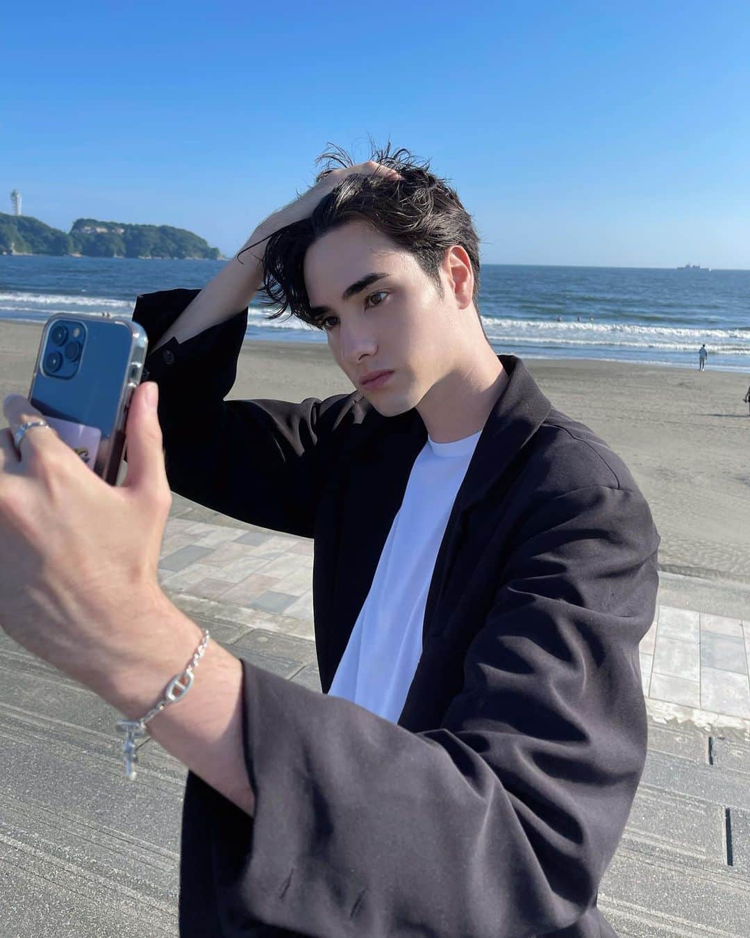 林豆さんのインスタグラム写真 - (林豆Instagram)「Do you want to take a selfie with me?」7月22日 19時59分 - lindow_ozaki