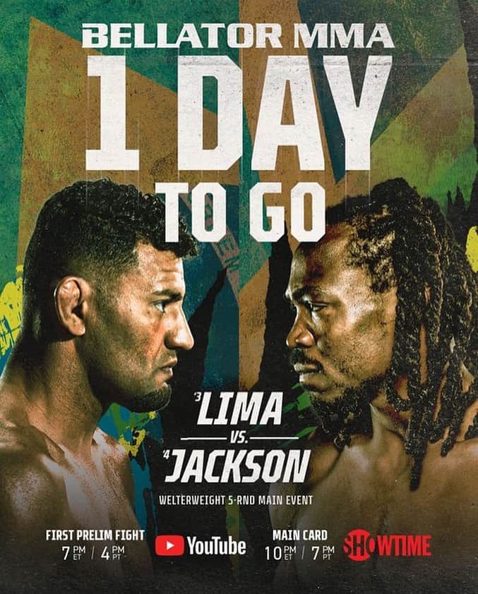 川尻達也のインスタグラム：「明日7/23(金)8:00からU-NEXTでBellator 283が生配信。 メインカードは11:00スタート！ メインイベントはダグラス・リマvsジェイソン・ジャクソン。 セミファイナルには元RIZINライト級王者ムサエフが参戦。 他にも元UFCライト級王者ハビブ・ヌルマゴメドフの従兄弟で14勝無敗のウスマン・ヌルマゴメドフも参戦。 川尻も解説として参加します。 よろしくお願いします！」