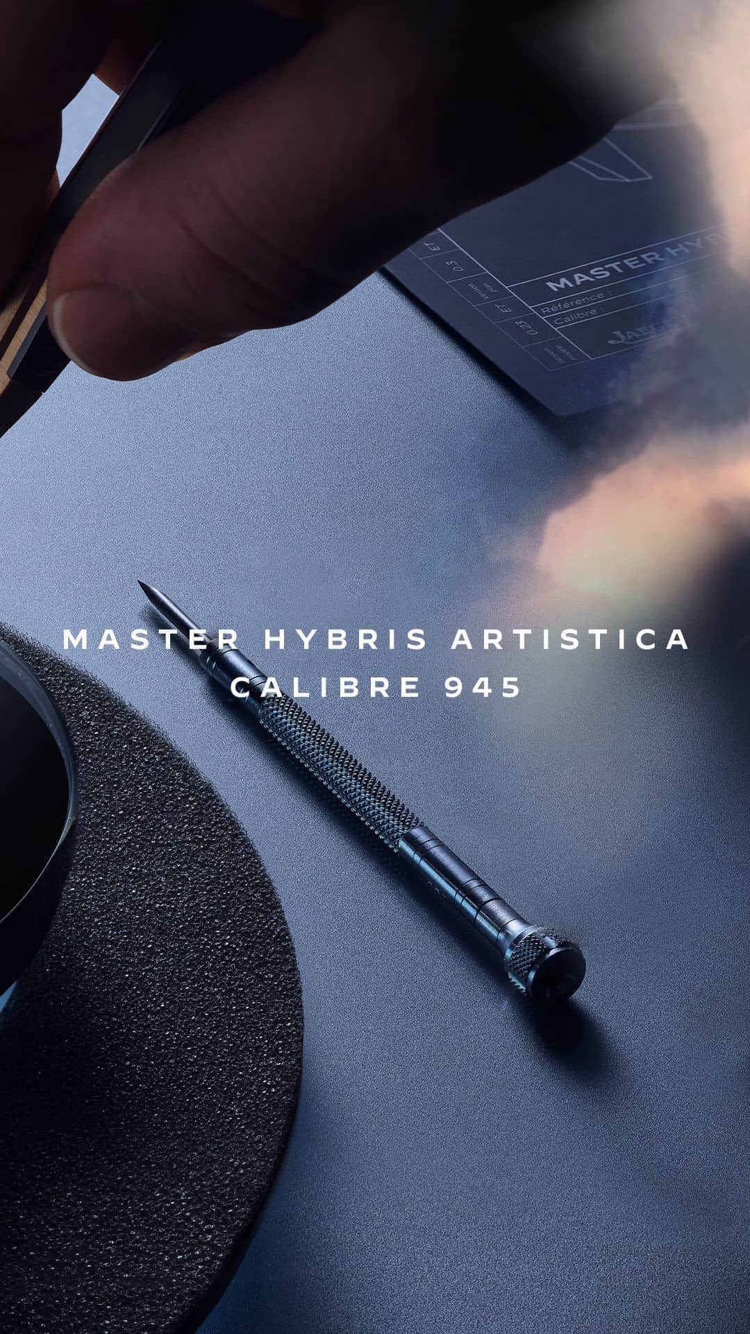 ジャガールクルトのインスタグラム：「The constellations captured in a Grande Complication. #Master _ Master Hybris Artistica Calibre 945 Galaxia Designed, made and assembled in our Manufacture _ Highlighting the astronomical aspect of time measurement, our watchmakers developed a mechanism able to display the passing of sidereal time, based on the stars. The Cosmotourbillon turns in orbit around the dial with a duration of precisely 23 hours, 56 minutes and 4.1 seconds tracking the position of the constellations in real time. _ #JaegerLeCoultre #TheStellarOdyssey #HomeofFineWatchmaking #Master #HighComplications #HybrisArtistica #Watchmaking #Craftsmanship #SavoirFaire」