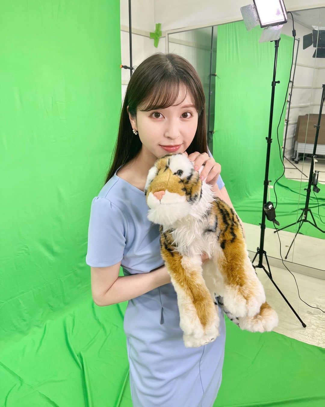 角谷暁子のインスタグラム：「7月のBSテレ東の番宣「明日のBSテレ東は？」を担当していますということをお知らせしそびれたままもう7月が終わろうとしています...🐯」