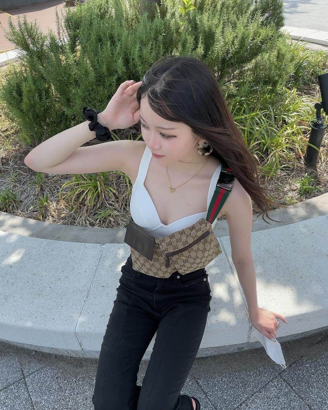 平野夢来（ゆぴぴ）のインスタグラム：「でえとしてあげてもいいよ❔💓」