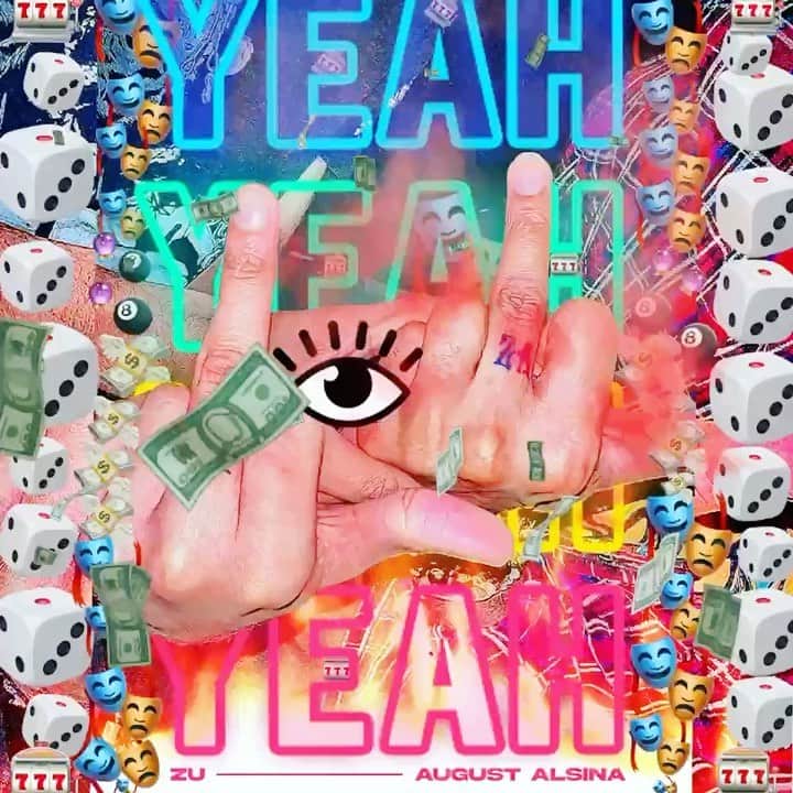 August Alsinaのインスタグラム：「“I been chasin paper 💰 since a nigxa was a snotty nose, 😢 now I’m drippin flavor, 💧 always find me in designer clothes. 🤩Came up in the trenches, ppl know me everywhere I go.” 🥷  @iamlazu_ “Yeah-Yeah” out on all platforms now. [link in bio]」