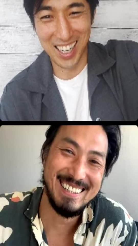高橋光臣のインスタグラム：「平岳大✕高橋光臣 初インスタライブ✨ 最高に楽しい時間になりました！ 観てくださった皆様もありがとうございます! アーカイブにも残すので、見られなかった人は是非そちらで。  #インスタライブ #アーカイブ #平岳大 #高橋光臣」