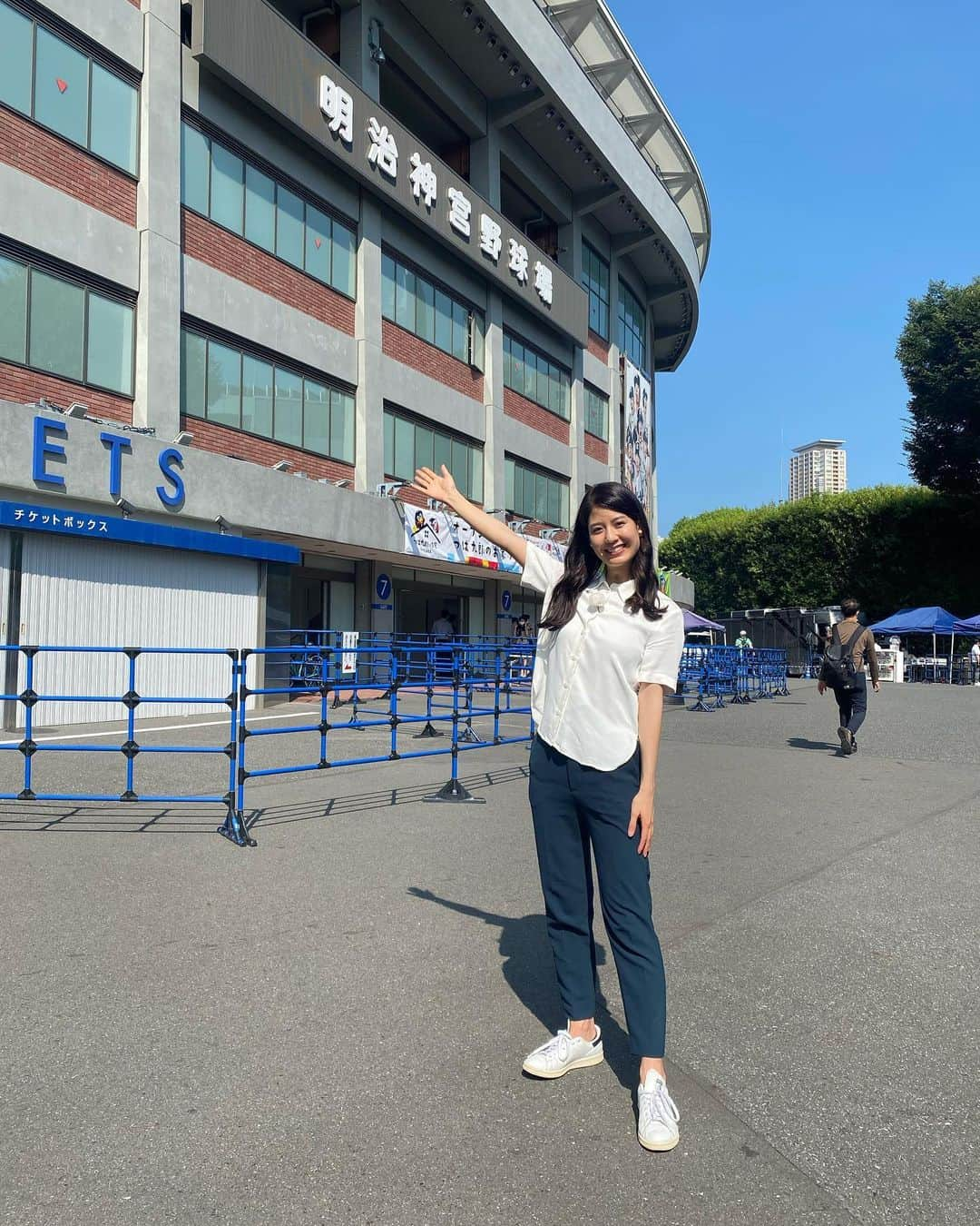 桝田沙也香さんのインスタグラム写真 - (桝田沙也香Instagram)「* さて今日は、 神宮球場に取材に行ってきました〜！⚾️  ヤクルトスワローズのある方が 大記録を達成しそう‼️ ということで、お話を伺いに😊 今夜のサタデーステーションでチェックしてください📺🌟  今日は緊急特番も放送です⛸ 羽生結弦　感動をありがとう 〜終わりなき挑戦〜 📺:6時56分〜  そして、その後は サタデーステーションぜひご覧ください🙇‍♀️🌟  #サタデーステーション#取材#神宮球場#ヤクルトスワローズ#野球#アナウンサー#テレビ朝日アナウンサー#桝田沙也香」7月23日 16時29分 - sayaka0masuda