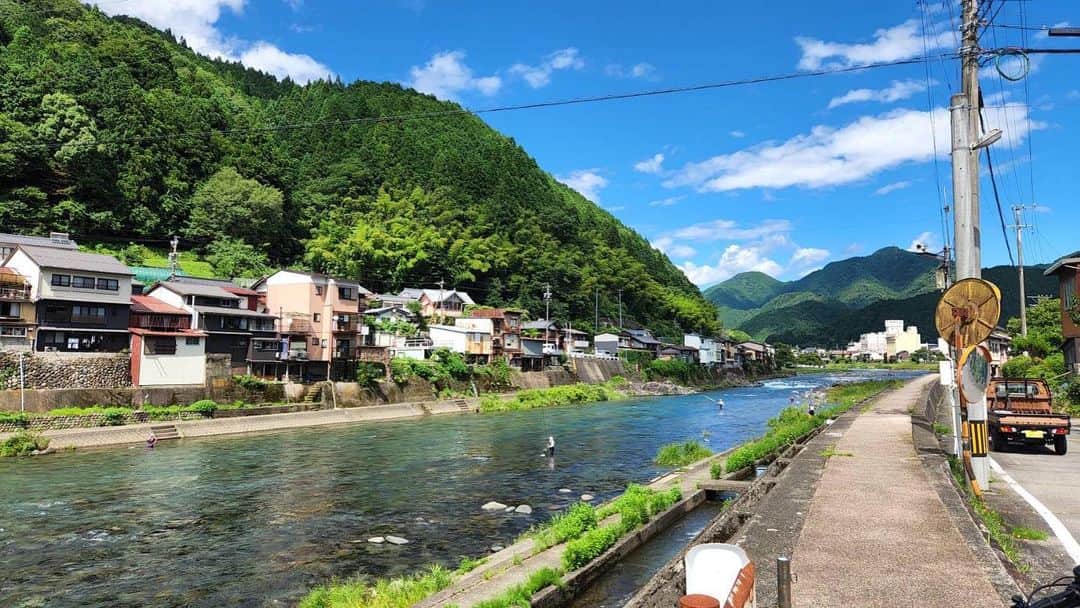 福田麻貴のインスタグラム：「長良川、夏」