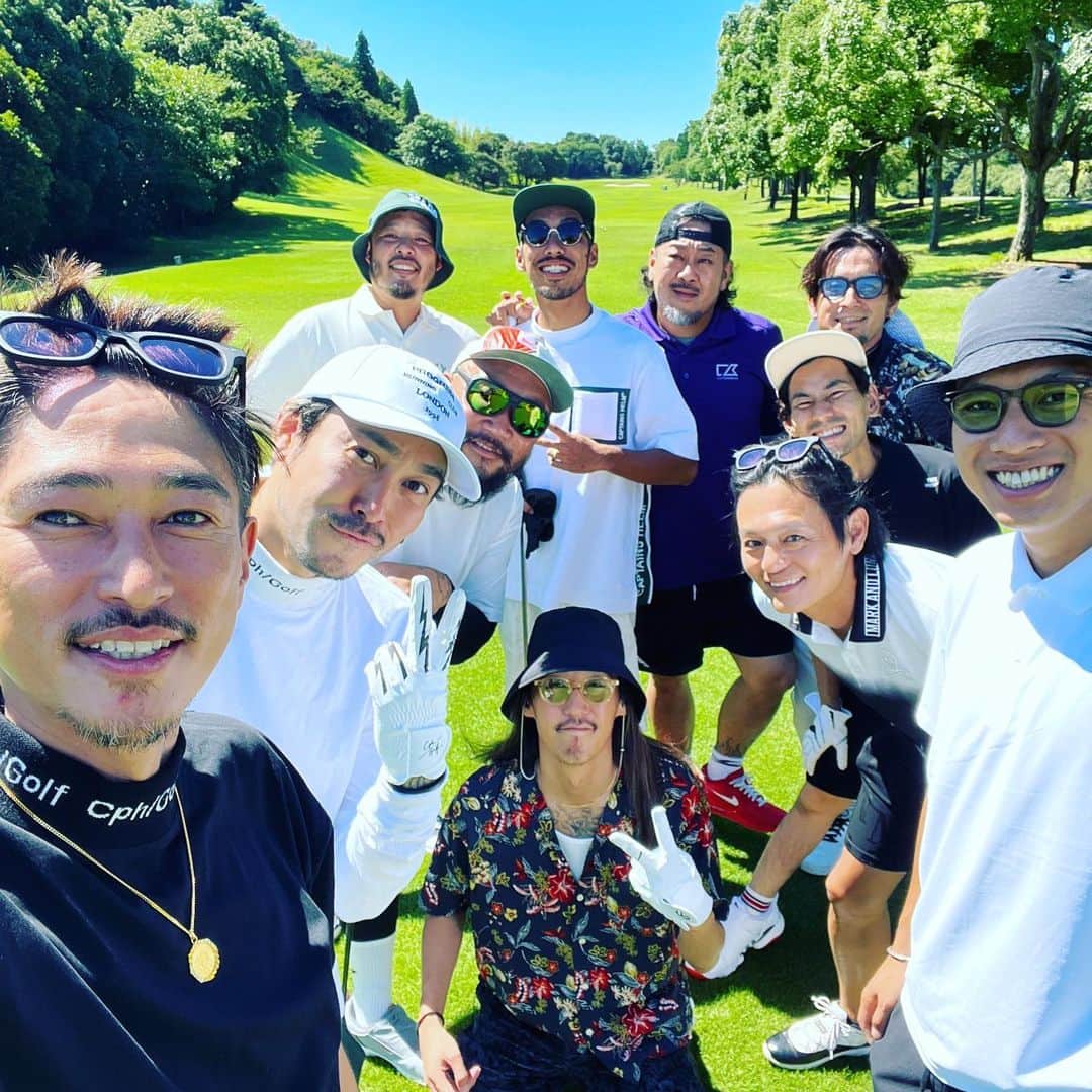 窪塚洋介のインスタグラム：「✨自己ベスト更新デス✨  やっと報告できるんかーい📣 ⚪️106⚪️ 一気に11更新致しました♪ 🏌️そいやっ (初Birdieからの良い波キてるわ)  #ベルセルバ市原　桜🌸→楓🍁コース」
