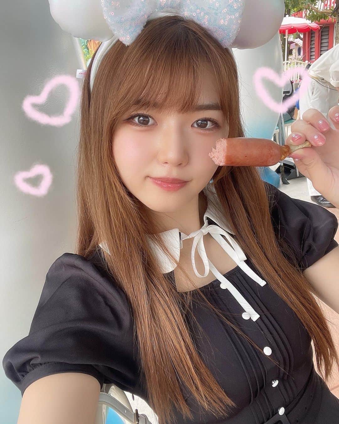 月愛きららのインスタグラム：「骨付きのやつはレアよ  #disney #disneyland #ディズニー  #disneyfan #アイドル」