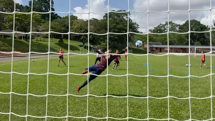 サッカー コロンビア代表チームのインスタグラム：「🎥 🫡👊  @tatianaariza , @jorelyn_j16 y @mayra.ramirez9 están enfocadas en las Semifinales de la CONMEBOL @copaamerica   #VamosColombia 🇨🇴」