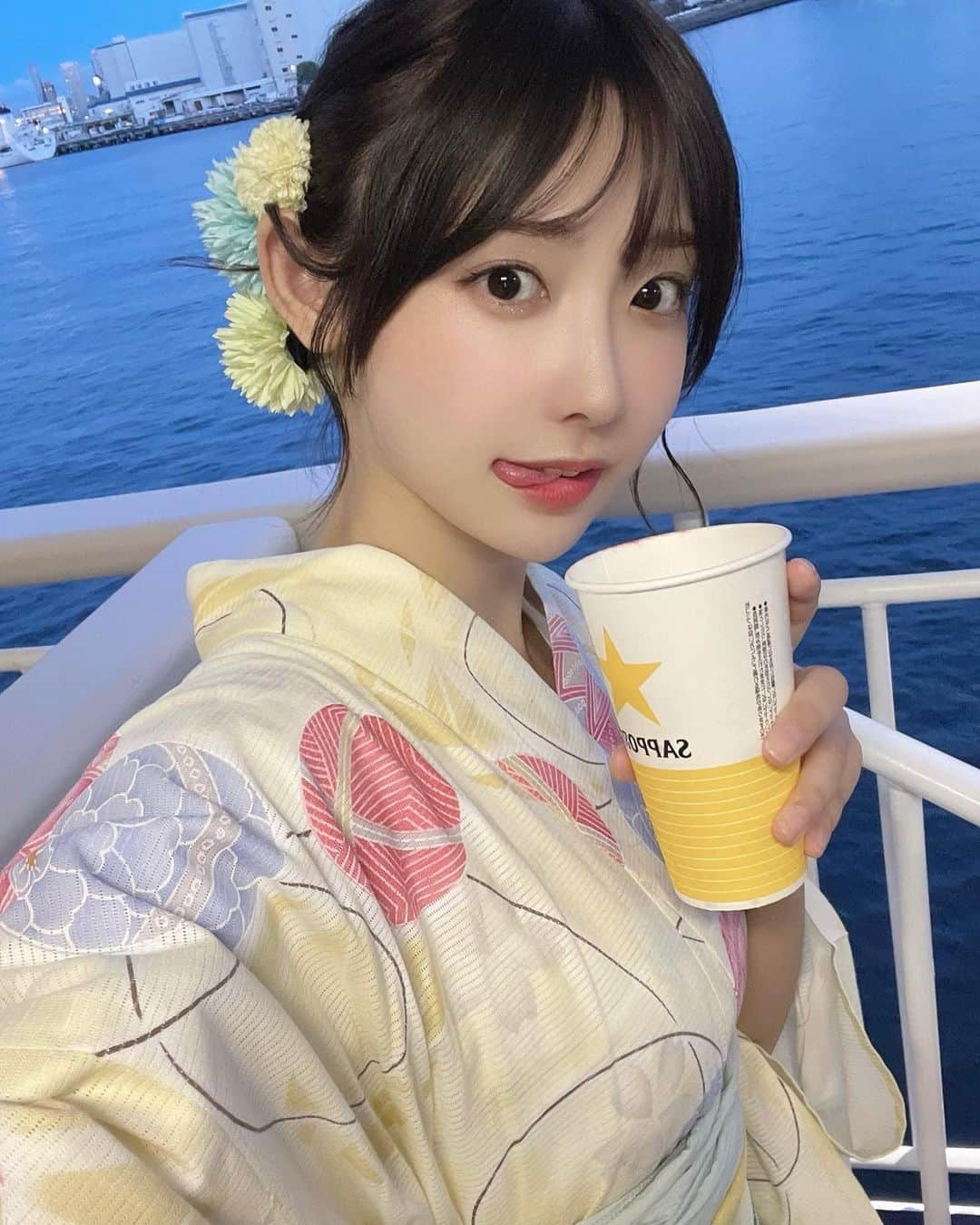 水湊みおさんのインスタグラム写真 - (水湊みおInstagram)「一緒に飲む？」7月24日 20時42分 - minato__mio