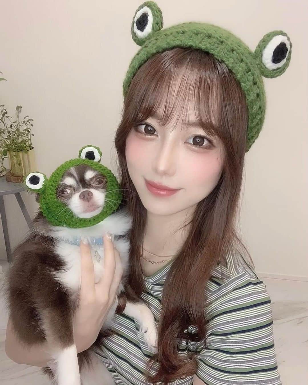 鈴木 あやさんのインスタグラム写真 - (鈴木 あやInstagram)「. 🐸🤍🐸 . SHEINで見つけて🛒 買わずにはいられなかった🤣🫶 ...
