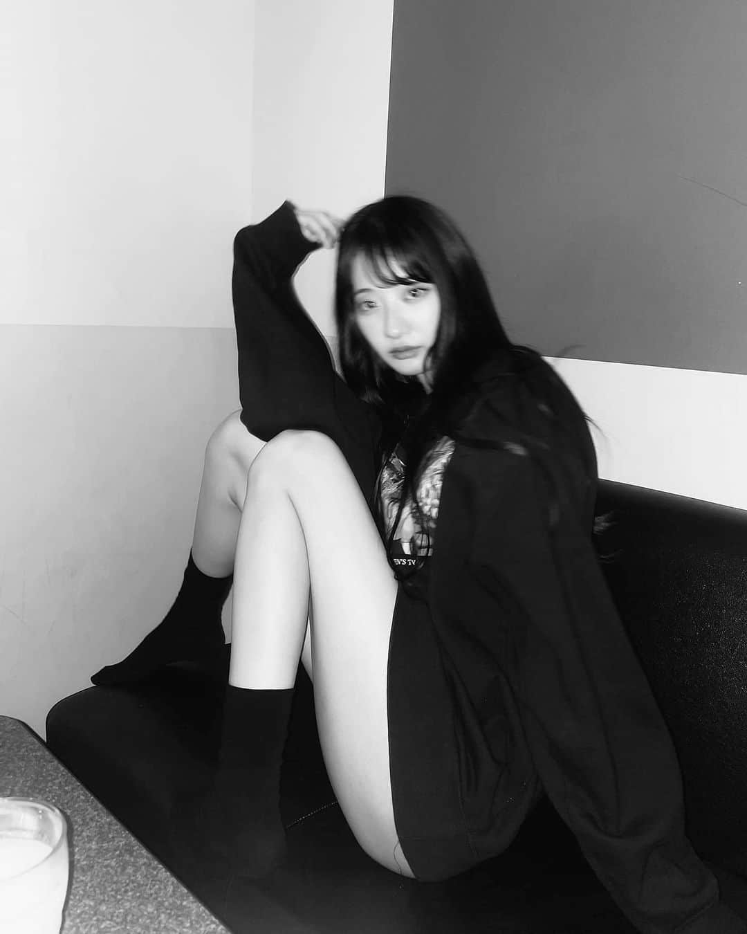 のインスタグラム：「. 🖤🖤」