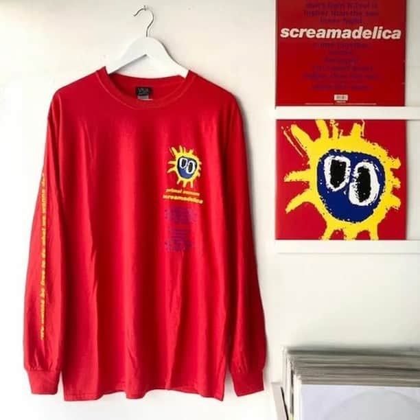 のインスタグラム：「【コラボグッズ】 VIVA Strange Boutique x PRIMAL SCREAM x SUMMER SONIC 名盤スクリーマデリカを象徴するアートワークをふんだんに取り入れた限定グッズの販売が決定！ 詳細はプロフィール欄のリンクより、公式サイトをご確認下さい。 #vivastrangeboutique #サマソニ #summersonic」