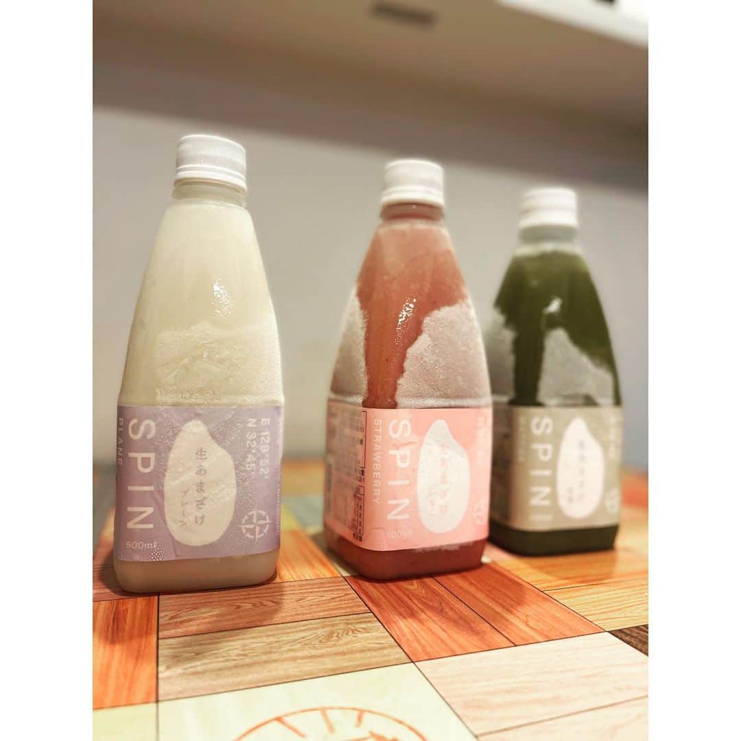石井講祐のインスタグラム：「昨シーズンからゲーム前とハーフタイムに飲むようになった甘酒😊 どうせ飲むなら身体に良くて美味しいものを😚 @spin_amazake  #甘酒」