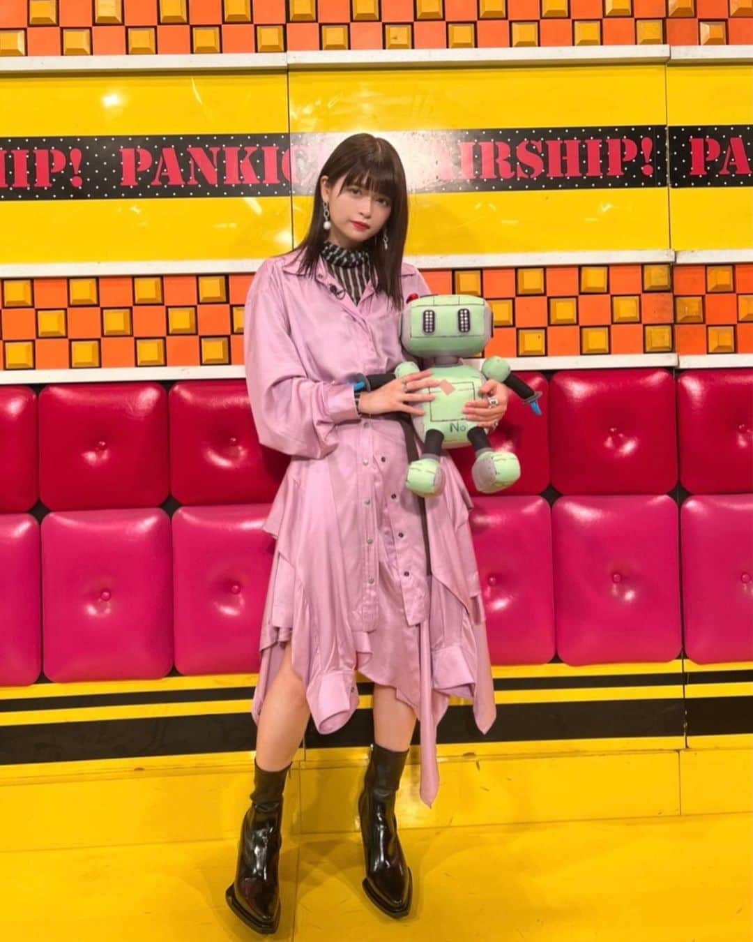 景井ひなのインスタグラム：「_ 【 お知らせ 】 本日19時からネプリーグに TANGチームで出演させて頂きます！是非☺︎ メンションタグ付け待ってます☺︎」