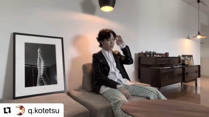 Hajime Kinokoのインスタグラム：「ありがとうコテツさん！ #Repost @q.kotetsu with @use.repost ・・・ お気に入りのアート。アトリエに置いてる。#hajimekinoko」