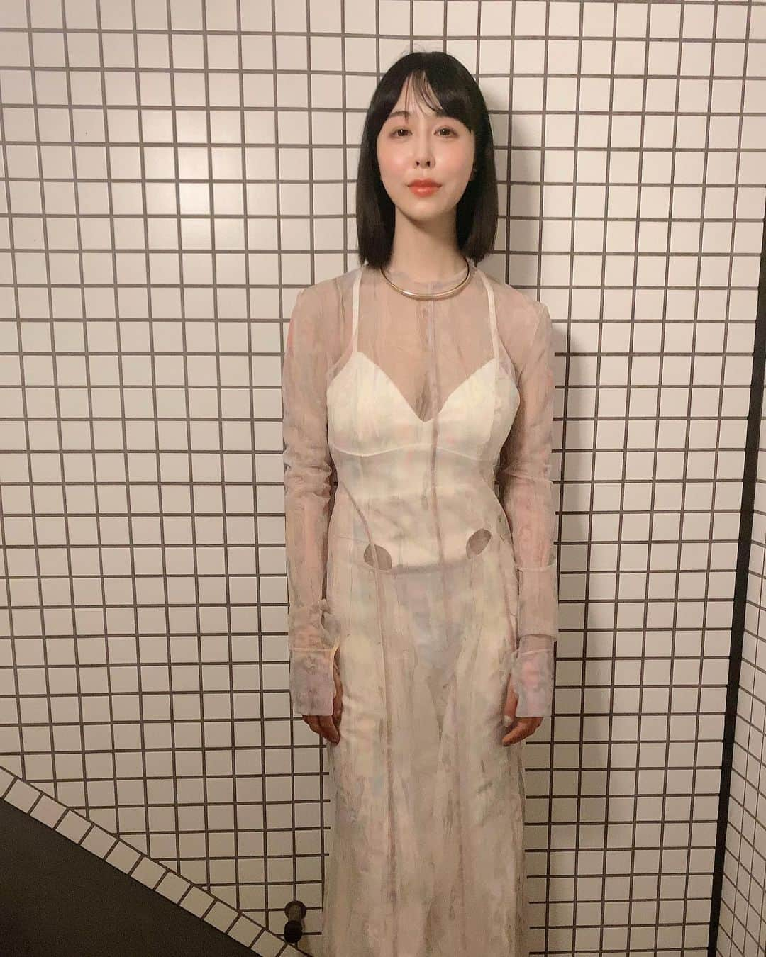 朝日奈るみな（芽森しずく）さんのインスタグラム写真 - (朝日奈るみな（芽森しずく）Instagram)「今日のお洋服 ワンピーストップス　 パンツ　どちらともマメクロゴウチです❤️❤️❤️インナーはアメリだよー💕💕💕お昼に撮りたかった🥺🙏」7月25日 22時13分 - pua1002