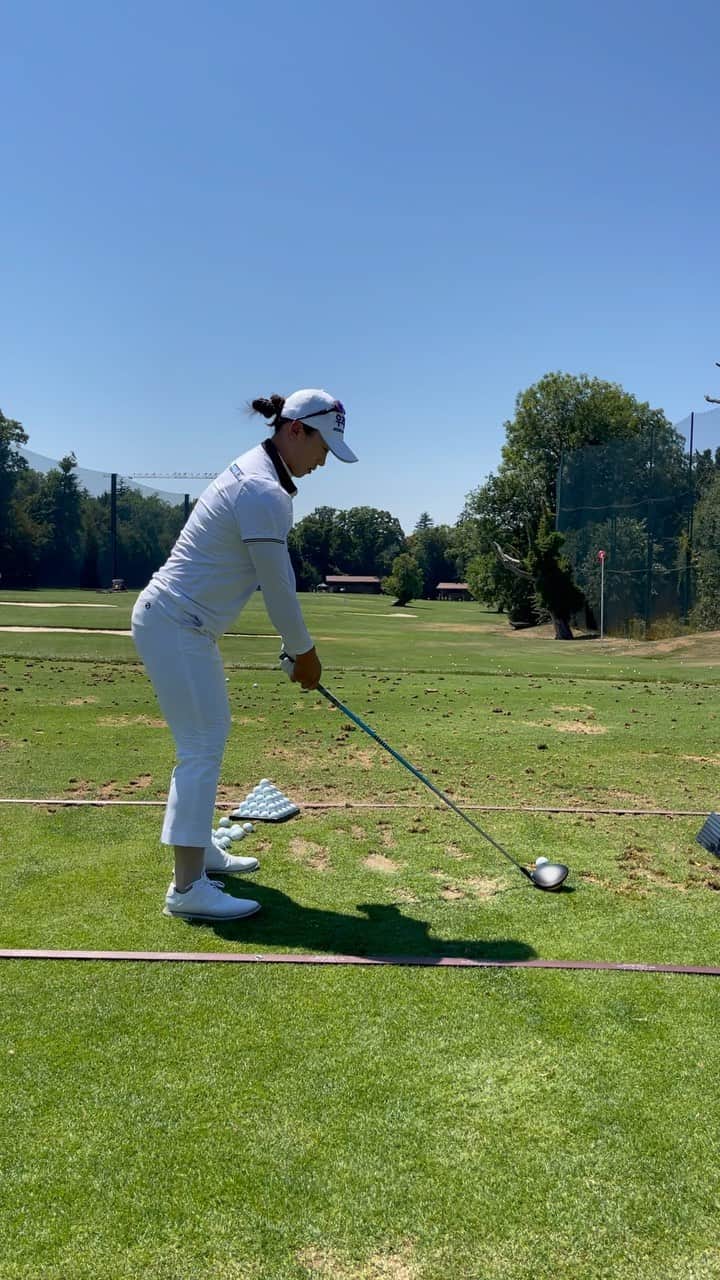 エイミー・ヤンのインスタグラム：「Keep working on #golf」