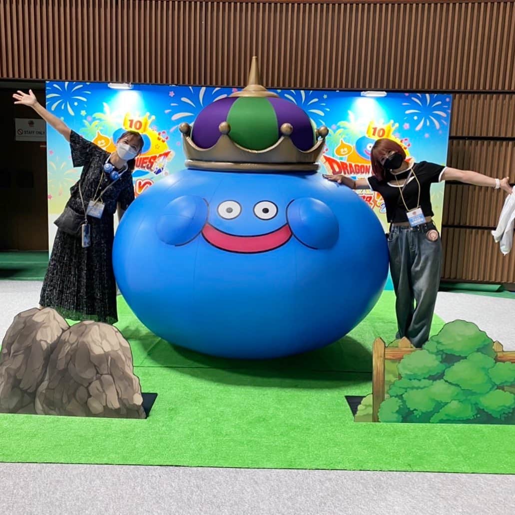 のインスタグラム：「#ドラクエ #dqx #ドラゴンクエストXオンライン10周年 10周年おめでとうございます！ 夏祭りに行ってきました！ 久しぶりにチームメンバーとも集まれて、フレンドさんにも会えて楽しかった！ これからもティアでもリアルでもよろしくね！ 初心者大使の皆さんのプレゼン面白かった！！」