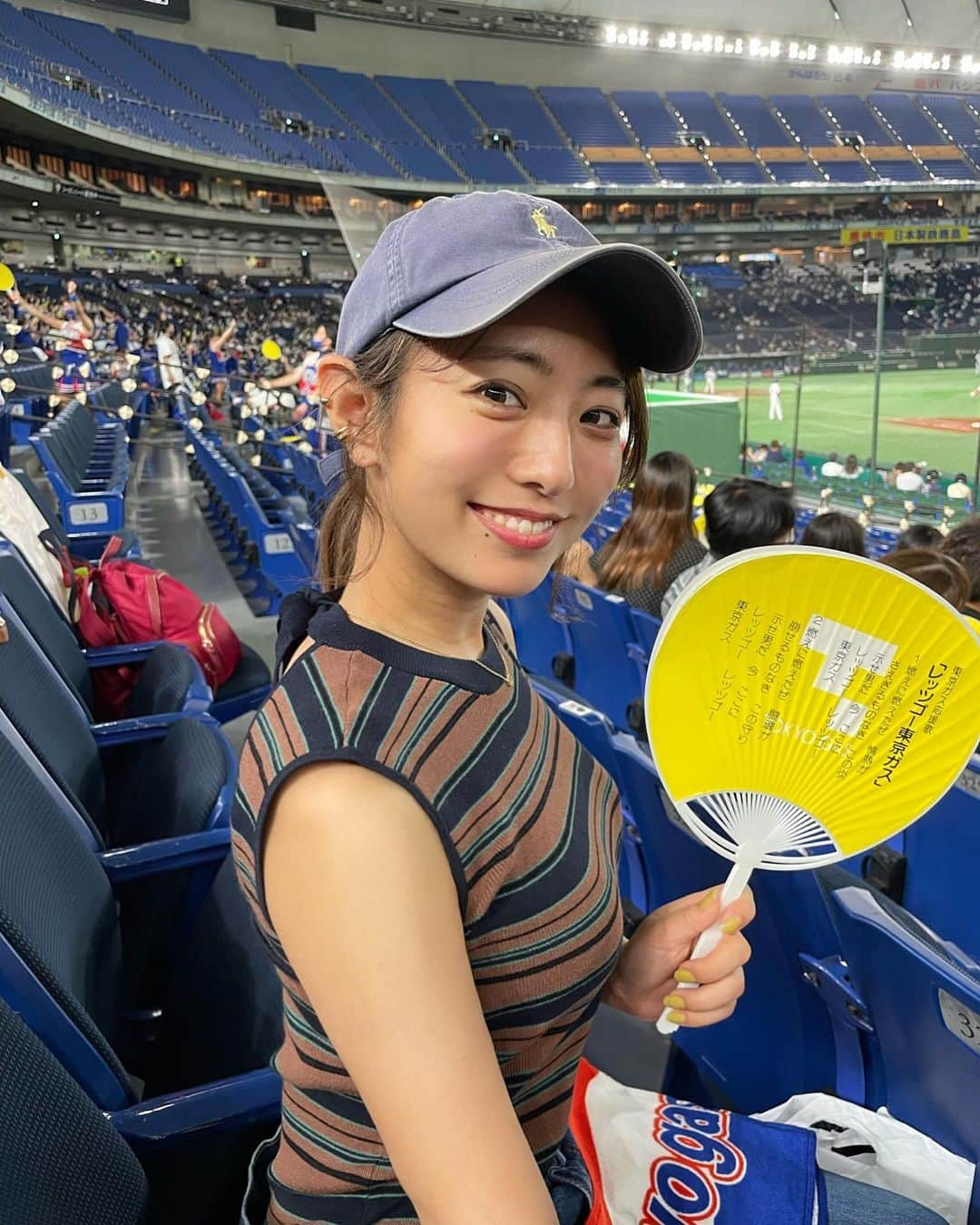 白戸ゆめのさんのインスタグラム写真 - (白戸ゆめのInstagram)「⚾️ . 3年ぶりの夏の都市対抗！ 大学の先輩後輩がたくさんいるので 応援が本当に楽しい✨ . みんなの頑張ってる姿は スタンドから見ていて刺激になります🔥 . #東京ドーム #都市対抗野球 #jaba」7月25日 20時22分 - yumeno.s_