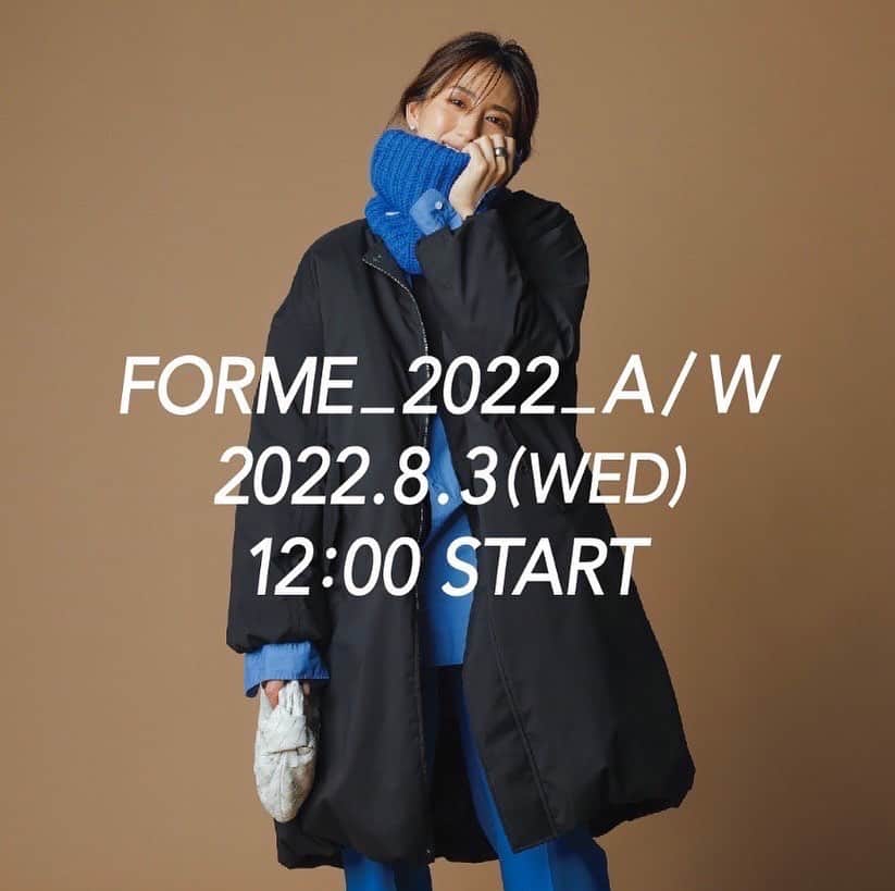 FORME 東原亜希　2022 A/W ダウンジレ FORME 東原亜希 2022 A/W ダウンジレ