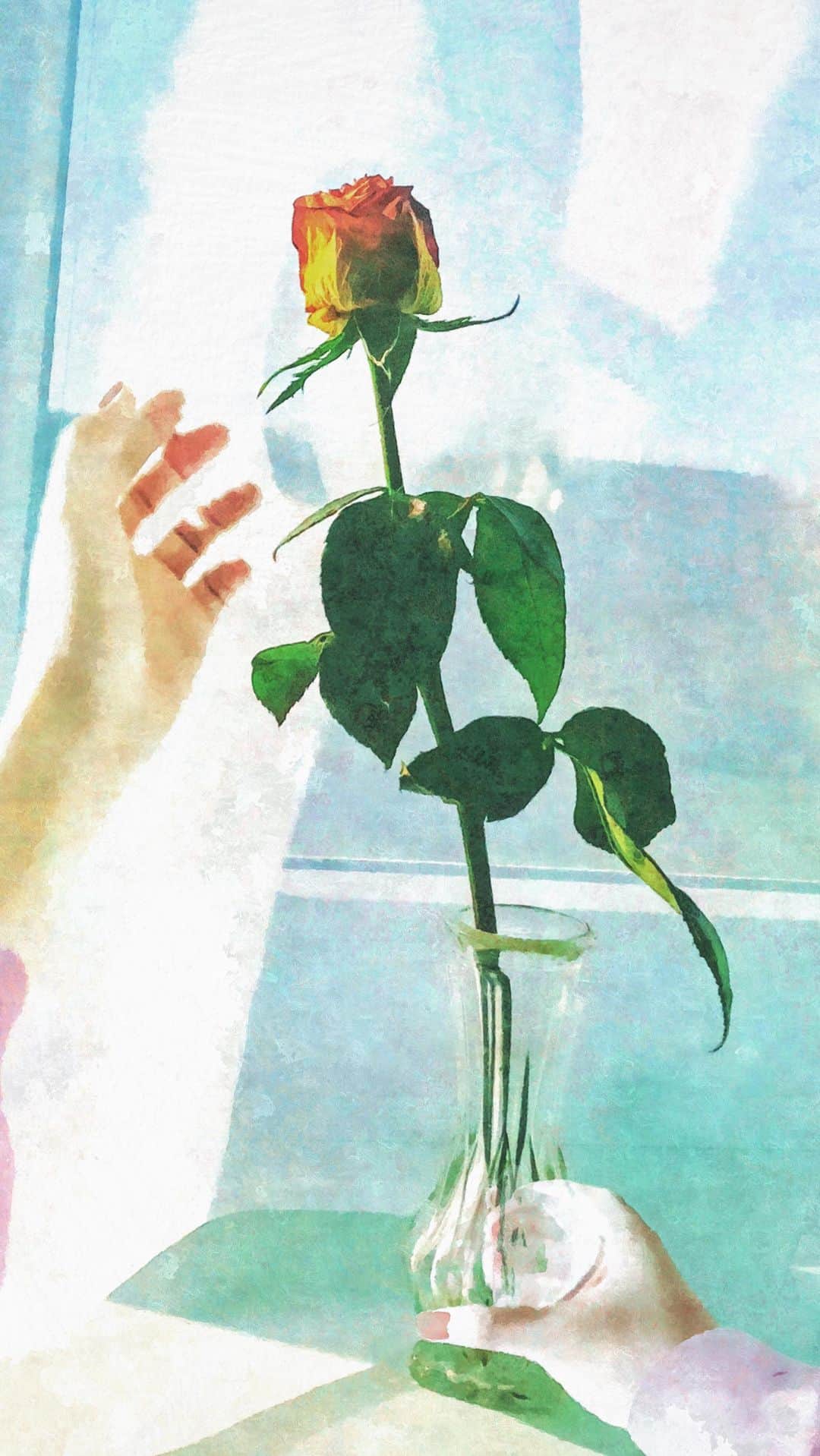 渡邊ヒロアキのインスタグラム：「. New Release🌹  「抱きしめるよ」  Music&Words&Mix.Mastering by Hiro Watanabe  Track Produce by @gakushi0817   聴いてね！  結婚式　ライブ、ブッキング待ってるよ💐」