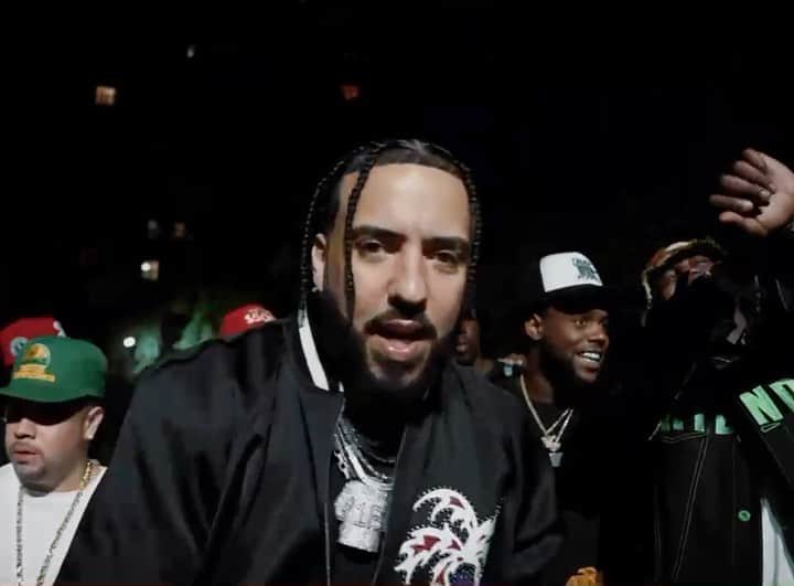 フレンチ・モンタナのインスタグラム：「MONTANA x EST GEE - KEEP IT REAL VIDEO OUT NOW 🌊🌊🌊 @harryfraud」