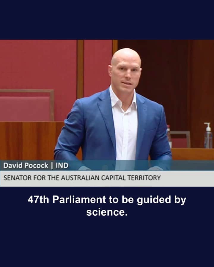 デビッド・ポーコックのインスタグラム：「While not my ‘First Speech’, I did address the Senate a couple of times today. There was discussion about climate action and not opening new coal and gas projects. And earlier in the day I talked about the State of the Environment report and the need to better fund conservation, include farmers in the conversation and the huge issues invasive species are causing. We urgently need investment in invasive species research and management programs.   If you would like to come along to my actual First Speech, you can check out all the details and RSVP via my website.」