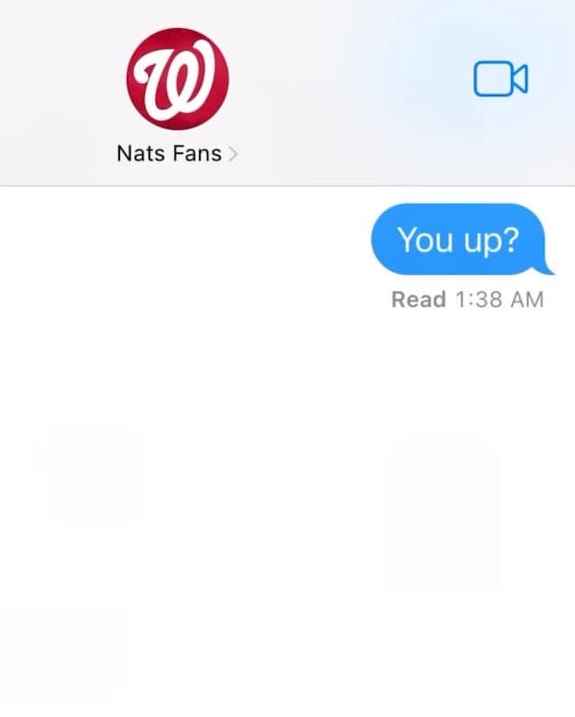 ワシントン・ナショナルズのインスタグラム：「bae, we won the series」