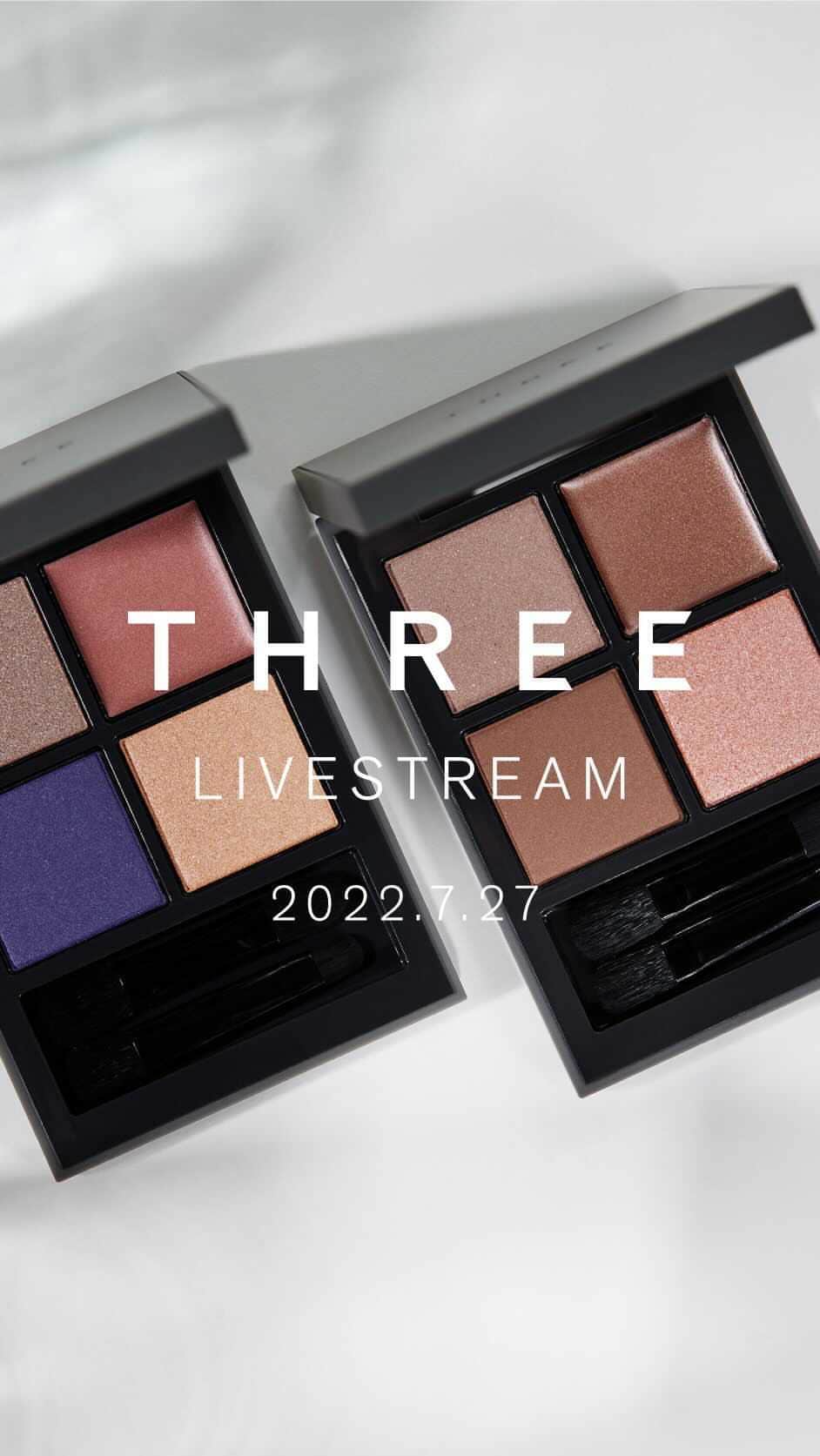 THREEのインスタグラム：「AUTUMN Q&A LIVESTREAM  みなさまからいただいた「2022 AUTUMN MAKEUP COLLECTION」に関するご質問に、高木アーティストがお答え。 是非、お買い物のご参考にしてください。  【発売日】 ▼1st 公式オンライン限定先行発売中  全国発売日：8/3(水) ※現在、THREE店舗でご予約受付中   ▼2nd 先行発売日：8/3(水) 公式オンライン/伊勢丹新宿店/阪急うめだ本店 　　　　　　8/17(水)ジェイアール名古屋 タカシマヤ 全国発売日：9/7(水)  #threecosmetics #2022THREEAUTUMNMAKEUPCOLLECTION」