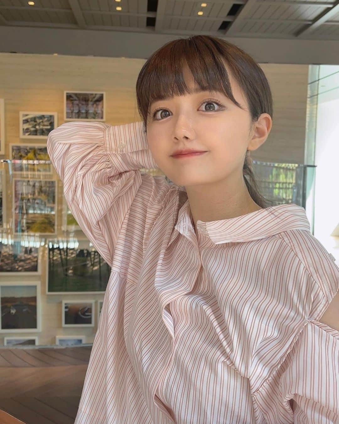 椎木里佳のインスタグラム：「タレ目起業家選手権で優勝します」