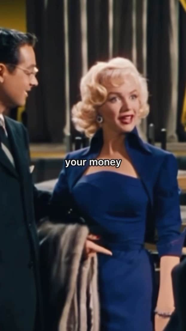 マリリン・モンローのインスタグラム：「Marilyn as Lorelei in Gentlemen Prefer Blondes」