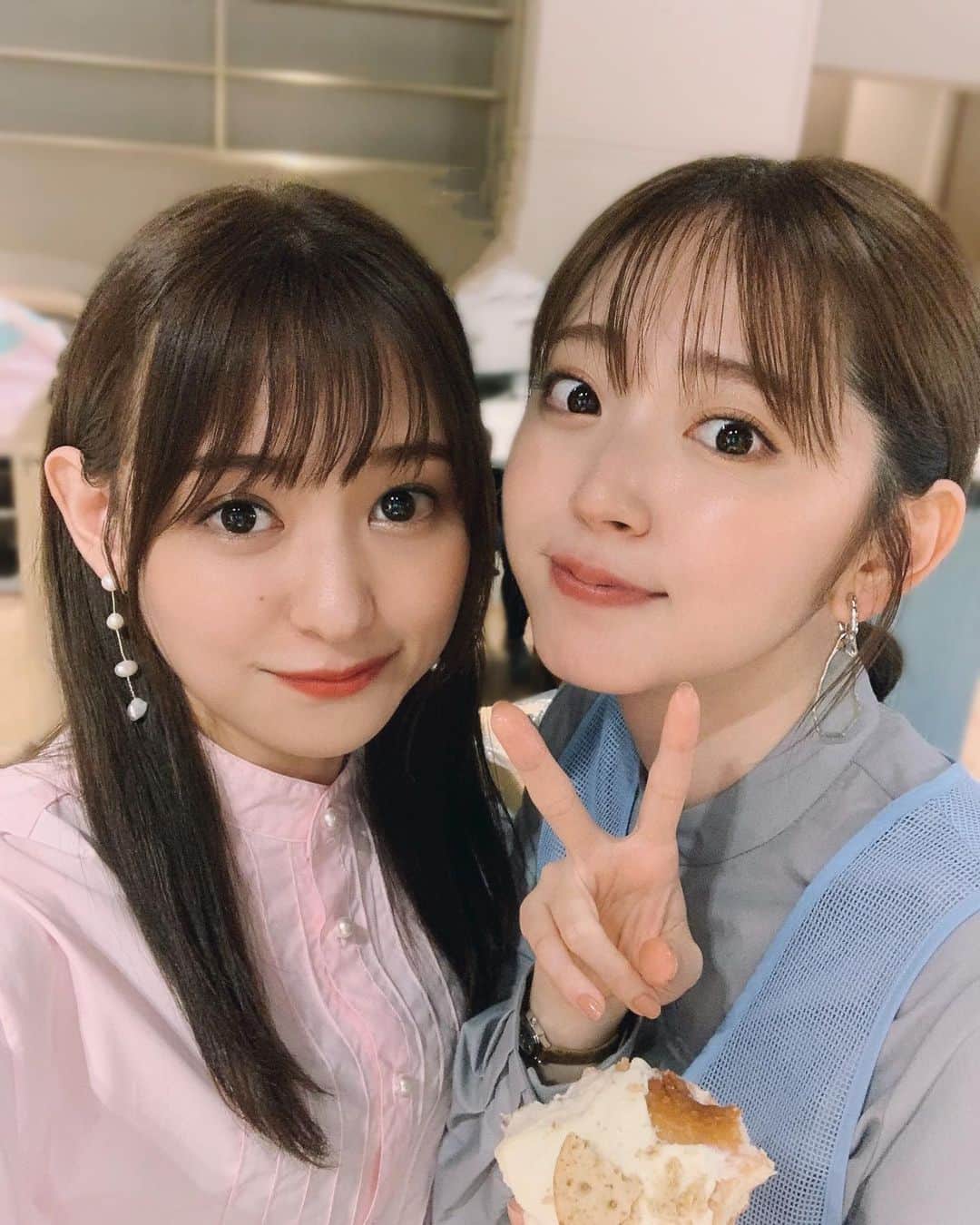 立花玲奈のインスタグラム：「. 放送中のAbemaオリジナルドラマ、 #ANIMALS - #アニマルズ - に、1話から、社員役で少し出演しています。  現場を常に明るい空気で包んでくださった、 鈴木愛理さん📷  最新話無料配信中です、よろしくお願いします🐯💄」