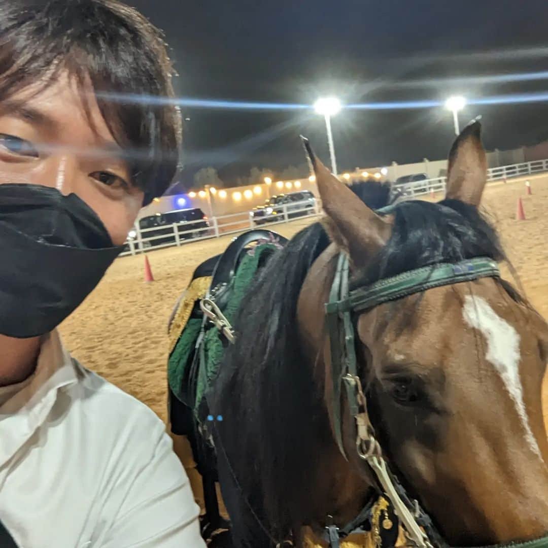 ネモさんのインスタグラム写真 - (ネモInstagram)「サウジアラビアにて乗馬体験をする🐴」7月29日 2時47分 - alienware_nemo