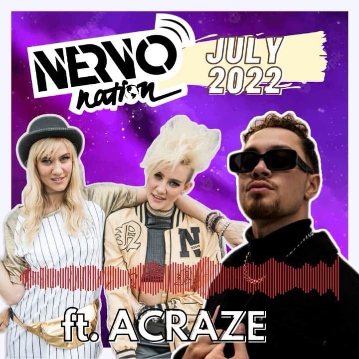 NERVOのインスタグラム：「Bounce wit' it, drop wit' it, lean wit' it, rock wit' it, snap wit' it… all my ladies pop yo' backs wit' it 👸✨✨ @acraze_ AKA Charlie Duncker is in the #NERVOnation hot seat this month 🔥🔥 Creator of “Do It To It”, this has been the hottest track that conquered the whole world - from being coined ‘song of the summer’ to now ‘song of the year’ of 2021 (and still being played at clubs and festivals! A must have even in our sets!!). You can find him at major events such as @tomorrowland and @ultra as Acraze has broken the limits of the scene that makes the ravers go crazy! We’re also very honoured to share the same music label @thrivemusic with Acraze, and can’t wait to see what he builds in the future! Thanks for stopping by ❤️❤️   📻 NERVOnation JULY 2022 available now on the link in bio!」