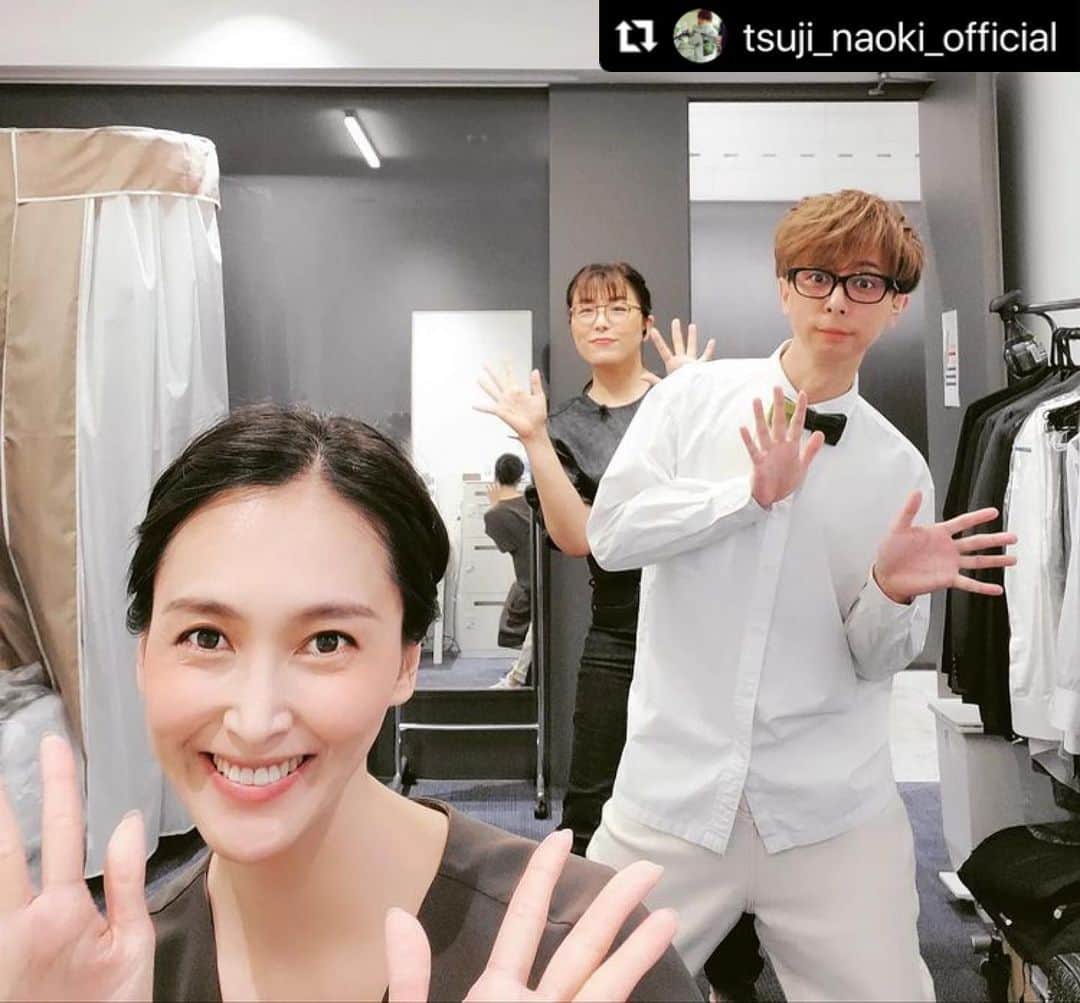大津リサのインスタグラム：「本日も辻さん渕野さんとご一緒させて頂きました💎 今日は直前に気付きブレ気味ですがポージング合わせられました☺️ ありがとうございました‼︎✨」