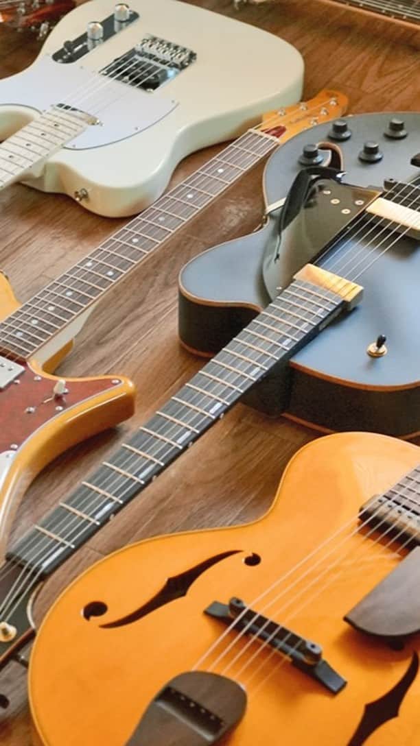 のインスタグラム：「I played “Isn't She Lovely” with 20 guitars.」