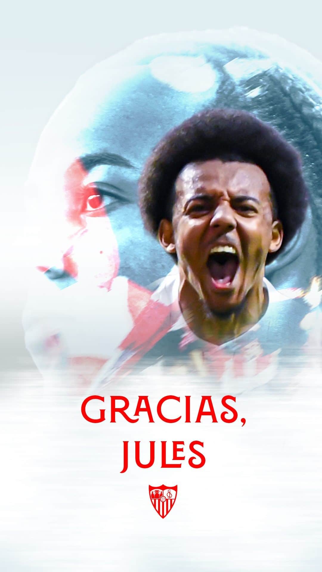 セビージャFCのインスタグラム：「𝐌𝐞𝐫𝐜𝐢, 𝐉𝐮𝐥𝐞𝐬 🙌🏾 Ya es oficial, Jules Koundé traspasado al FC Barcelona.  #wearesevilla #kounde #nuncaterindas」